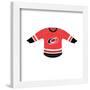 Gallery Pops NHL - Carolina Hurricanes - Third Uniform Front Wall Art-Trends International-Framed Gallery Pops