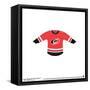 Gallery Pops NHL - Carolina Hurricanes - Third Uniform Front Wall Art-Trends International-Framed Stretched Canvas