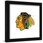 Gallery Pops NHL Chicago Blackhawks - Primary Logo Mark Wall Art-Trends International-Framed Gallery Pops