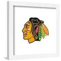 Gallery Pops NHL Chicago Blackhawks - Primary Logo Mark Wall Art-Trends International-Framed Gallery Pops