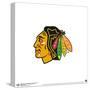 Gallery Pops NHL Chicago Blackhawks - Primary Logo Mark Wall Art-Trends International-Stretched Canvas