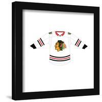 Gallery Pops NHL - Chicago Blackhawks - Road Uniform Front Wall Art-Trends International-Framed Gallery Pops