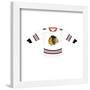 Gallery Pops NHL - Chicago Blackhawks - Road Uniform Front Wall Art-Trends International-Framed Gallery Pops