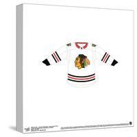 Gallery Pops NHL - Chicago Blackhawks - Road Uniform Front Wall Art-Trends International-Stretched Canvas