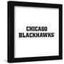 Gallery Pops NHL Chicago Blackhawks - Wordmark Wall Art-Trends International-Framed Gallery Pops