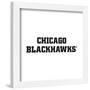 Gallery Pops NHL Chicago Blackhawks - Wordmark Wall Art-Trends International-Framed Gallery Pops