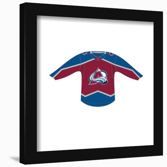 Gallery Pops NHL - Colorado Avalanche - Home Uniform Front Wall Art-Trends International-Framed Gallery Pops