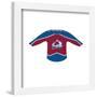 Gallery Pops NHL - Colorado Avalanche - Home Uniform Front Wall Art-Trends International-Framed Gallery Pops