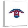 Gallery Pops NHL - Colorado Avalanche - Home Uniform Front Wall Art-Trends International-Stretched Canvas