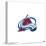 Gallery Pops NHL Colorado Avalanche - Primary Logo Mark Wall Art-Trends International-Stretched Canvas
