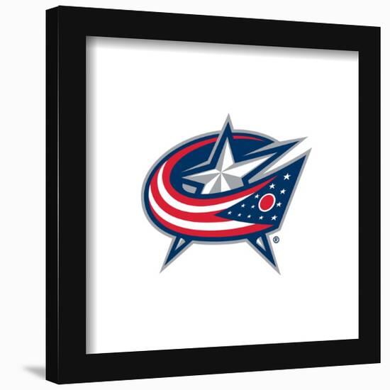 Gallery Pops NHL Columbus Blue Jackets - Primary Logo Mark Wall Art-Trends International-Framed Gallery Pops