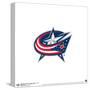 Gallery Pops NHL Columbus Blue Jackets - Primary Logo Mark Wall Art-Trends International-Stretched Canvas