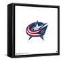 Gallery Pops NHL Columbus Blue Jackets - Primary Logo Mark Wall Art-Trends International-Framed Stretched Canvas