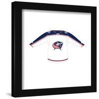 Gallery Pops NHL - Columbus Blue Jackets - Road Uniform Front Wall Art-Trends International-Framed Gallery Pops