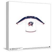 Gallery Pops NHL - Columbus Blue Jackets - Road Uniform Front Wall Art-Trends International-Stretched Canvas