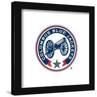 Gallery Pops NHL Columbus Blue Jackets - Secondary Logo Mark Wall Art-Trends International-Framed Gallery Pops