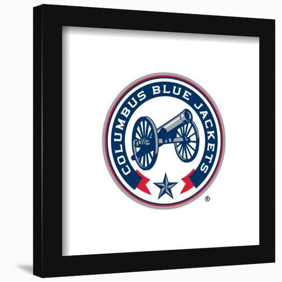 Gallery Pops NHL Columbus Blue Jackets - Secondary Logo Mark Wall Art-Trends International-Framed Gallery Pops