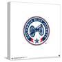 Gallery Pops NHL Columbus Blue Jackets - Secondary Logo Mark Wall Art-Trends International-Stretched Canvas
