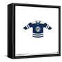 Gallery Pops NHL - Columbus Blue Jackets - Third Uniform Front Wall Art-Trends International-Framed Stretched Canvas