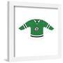 Gallery Pops NHL - Dallas Stars - Home Uniform Front Wall Art-Trends International-Framed Gallery Pops