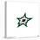 Gallery Pops NHL Dallas Stars - Primary Logo Mark Wall Art-Trends International-Stretched Canvas