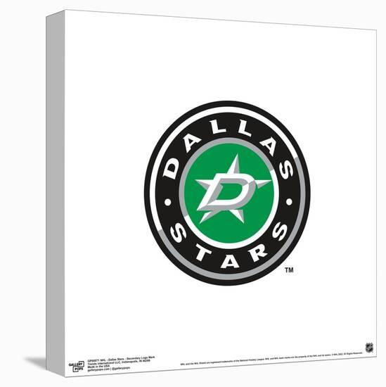 Gallery Pops NHL Dallas Stars - Secondary Logo Mark Wall Art-Trends International-Stretched Canvas