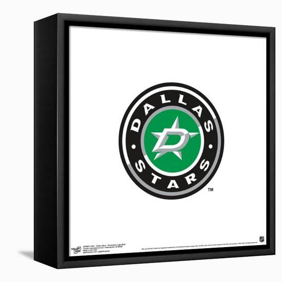 Gallery Pops NHL Dallas Stars - Secondary Logo Mark Wall Art-Trends International-Framed Stretched Canvas