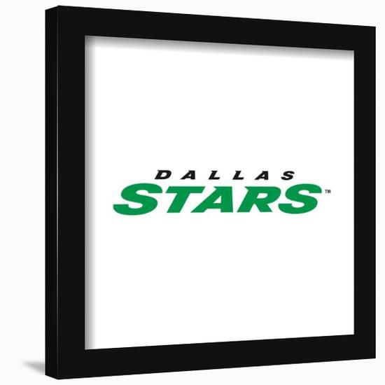 Gallery Pops NHL Dallas Stars - Wordmark Wall Art-Trends International-Framed Gallery Pops