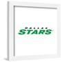 Gallery Pops NHL Dallas Stars - Wordmark Wall Art-Trends International-Framed Gallery Pops