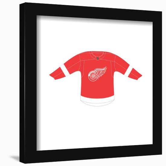 Gallery Pops NHL - Detroit Red Wings - Home Uniform Front Wall Art-Trends International-Framed Gallery Pops