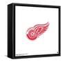 Gallery Pops NHL Detroit Red Wings - Primary Logo Mark Wall Art-Trends International-Framed Stretched Canvas