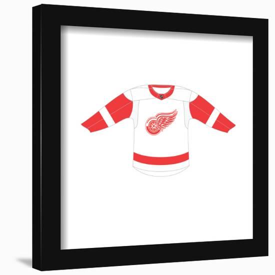 Gallery Pops NHL - Detroit Red Wings - Road Uniform Front Wall Art-Trends International-Framed Gallery Pops