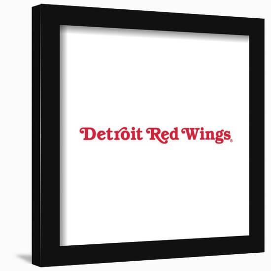 Gallery Pops NHL Detroit Red Wings - Wordmark Wall Art-Trends International-Framed Gallery Pops