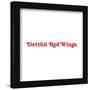 Gallery Pops NHL Detroit Red Wings - Wordmark Wall Art-Trends International-Framed Gallery Pops