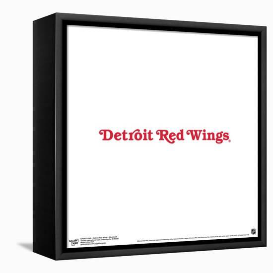 Gallery Pops NHL Detroit Red Wings - Wordmark Wall Art-Trends International-Framed Stretched Canvas