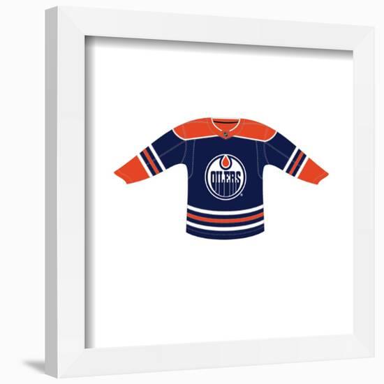Gallery Pops NHL - Edmonton Oilers - Home Uniform Front Wall Art-Trends International-Framed Gallery Pops
