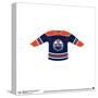 Gallery Pops NHL - Edmonton Oilers - Home Uniform Front Wall Art-Trends International-Stretched Canvas