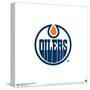 Gallery Pops NHL Edmonton Oilers - Primary Logo Mark Wall Art-Trends International-Stretched Canvas
