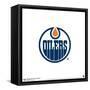 Gallery Pops NHL Edmonton Oilers - Primary Logo Mark Wall Art-Trends International-Framed Stretched Canvas