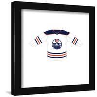 Gallery Pops NHL - Edmonton Oilers - Road Uniform Front Wall Art-Trends International-Framed Gallery Pops
