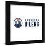 Gallery Pops NHL Edmonton Oilers - Wordmark Wall Art-Trends International-Framed Gallery Pops