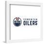 Gallery Pops NHL Edmonton Oilers - Wordmark Wall Art-Trends International-Framed Gallery Pops