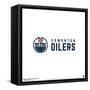 Gallery Pops NHL Edmonton Oilers - Wordmark Wall Art-Trends International-Framed Stretched Canvas