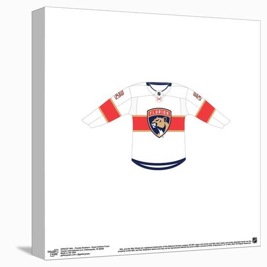 Gallery Pops NHL - Florida Panthers - Road Uniform Front Wall Art-Trends International-Stretched Canvas