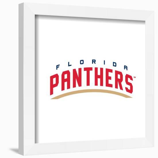 Gallery Pops NHL Florida Panthers - Wordmark Wall Art-Trends International-Framed Gallery Pops