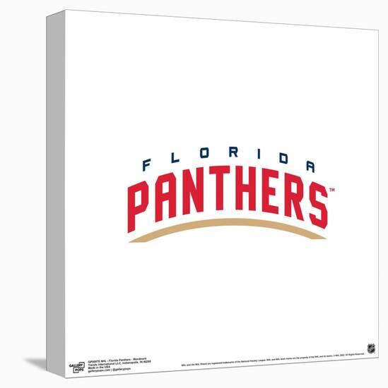 Gallery Pops NHL Florida Panthers - Wordmark Wall Art-Trends International-Stretched Canvas