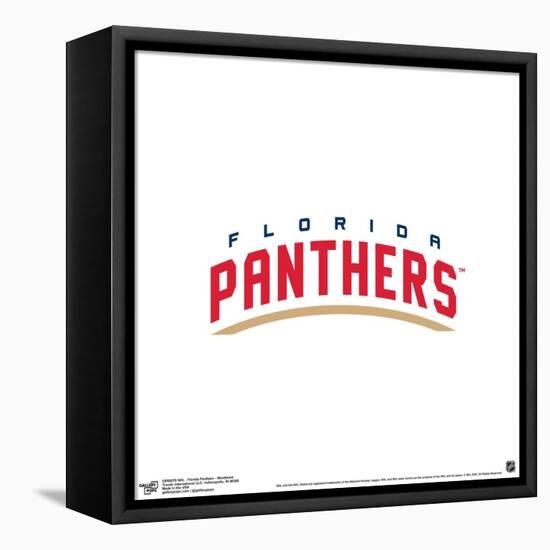 Gallery Pops NHL Florida Panthers - Wordmark Wall Art-Trends International-Framed Stretched Canvas