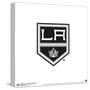 Gallery Pops NHL Los Angeles Kings - Primary Logo Mark Wall Art-Trends International-Stretched Canvas
