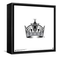 Gallery Pops NHL Los Angeles Kings - Secondary Logo Mark Wall Art-Trends International-Framed Stretched Canvas