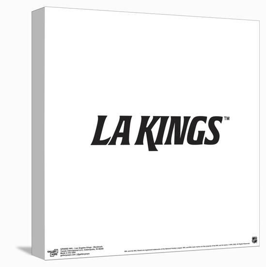 Gallery Pops NHL Los Angeles Kings - Wordmark Wall Art-Trends International-Stretched Canvas